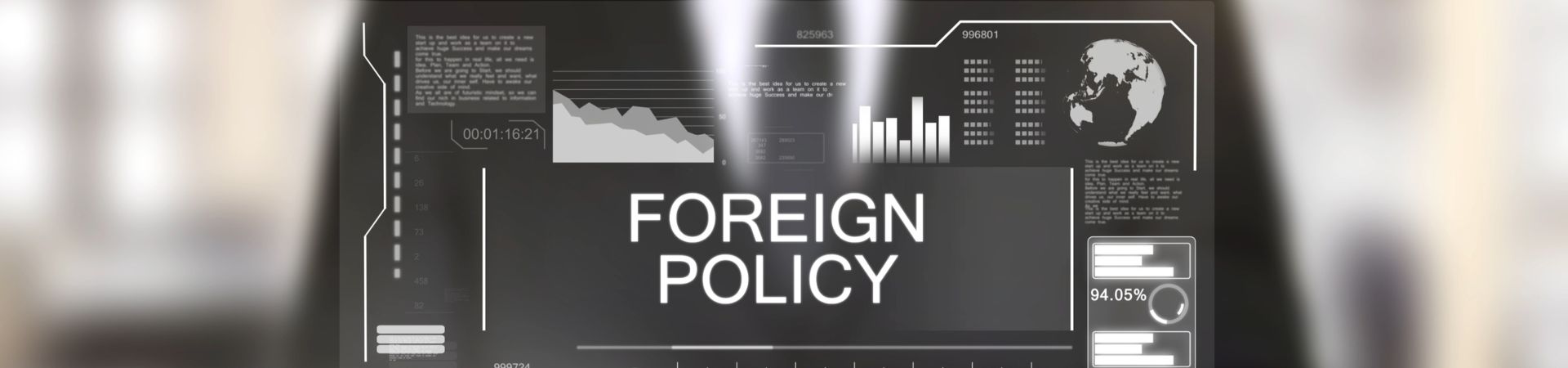 Customs and Foreign Trade Policy